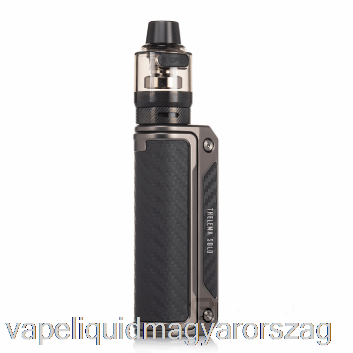 Elveszett Vape Thelema Solo 100w Kezdőkészlet Gunmetal / Szénszálas Vape Toll